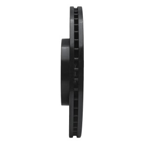 Acura TL Brake Rotor (1) - Front Left - R1 Concepts - Drilled & Slotted - Black - `09-`14